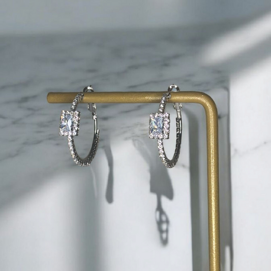 Radiance Hoop Earrings